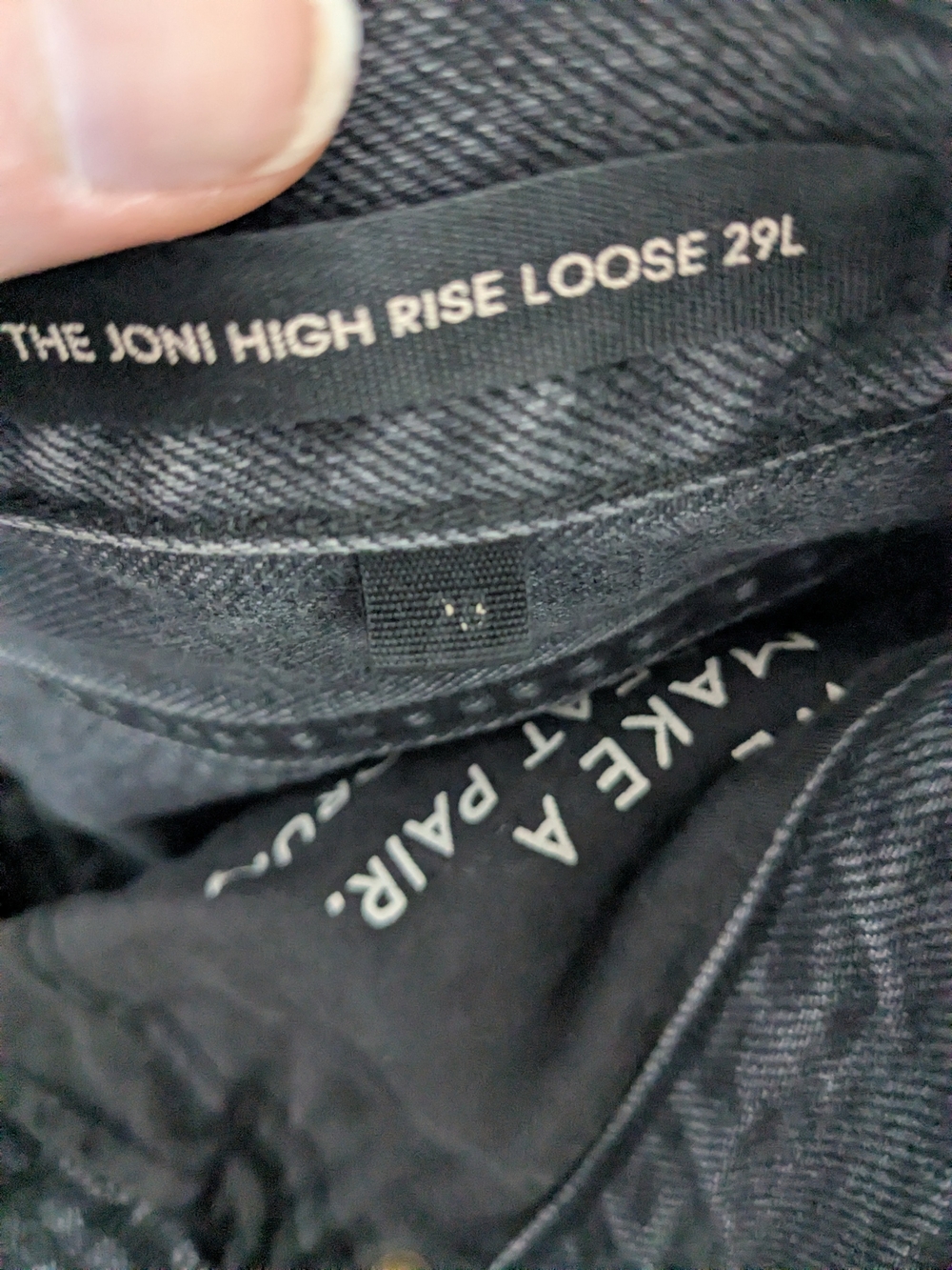 ARITZIA Denim Forum Joni High Rise Loose Jeans 28 - Picture 5 of 7